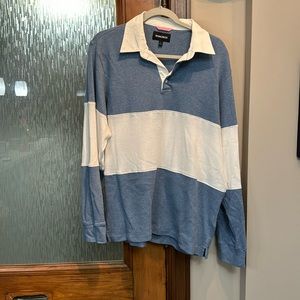 Bonobos Blue and White Polo Shirt